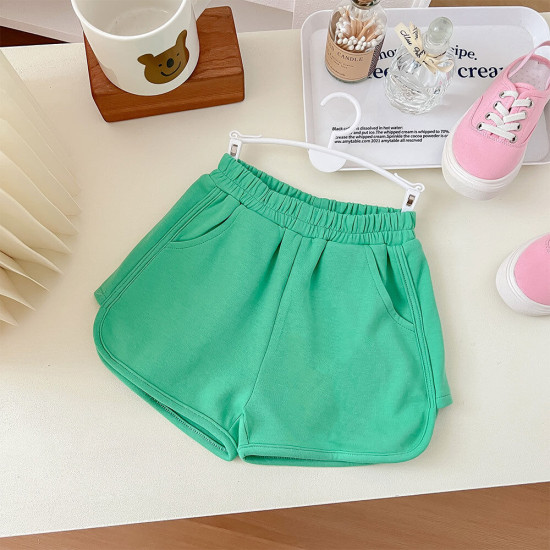 18M-7Y Toddler Girls Solid Color Shorts  Girls Fashion Clothes  