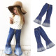 18M-6Y Toddler Girls Denim Flared Pants  Girls Fashion Clothes  