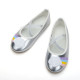 Clouds Rainbow Silver Round Toe Princess Shoes For Girls Trendy  Shoes  