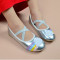 Clouds Rainbow Silver Round Toe Princess Shoes For Girls Trendy  Shoes  