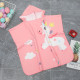 18M-5Y Toddler Girls Unicorn Pink Hooded Beach Towel Cape  