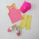 9M-4Y Toddler Girl & Boy Intimates & Pajamas Sets Sleeveless Ribbed Top And Shorts  Baby Clothes Suppliers  