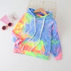 18M-7Y Toddler Tie Dye Print Hooded Sweatshirts  Toddler Boutique Clothing  