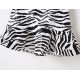 18M-6Y Toddler Girls Irregular Zebra Pattern PU Skirt  Girls Clothes  