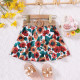 18M-6Y Toddler Girls Summer Sunflower Print Skirt With Belt  Girls Clothes  