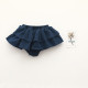 18M-5Y Lotus Solid Color Double Pleated Skirt  Kids Boutique Clothing  