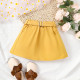 18M-6Y Toddler Girl Casual Solid Color Half-Body Skirt With Pockets  Little Girl Clothing  