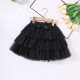 18M-6Y Toddler Girls Summer Bowknot Mesh Multi-Layer Black Skirts  Girls Clothes  