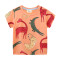 18M-7Y Toddler Boys Animal Print Crew Neck Short Sleeve T-Shirts  Boys Clothing  