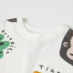 18M-7Y Toddler Boys Cartoon Print Crew Neck Short Sleeve T-Shirts  Boys Clothing  