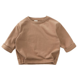 9M-6Y Toddler Solid Color Long Sleeve Tops  Toddler Boutique Clothing  