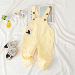 9M-4Y Toddler Love Heart Jumpsuit Trousers  Toddler Clothing  