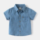 18M-6Y Toddler Boys Denim Short Sleeve Lapel Shirts  Boys Clothing  