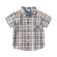 18M-6Y Toddler Boys Plaid Short Sleeve Shirts  Boys Clothing  