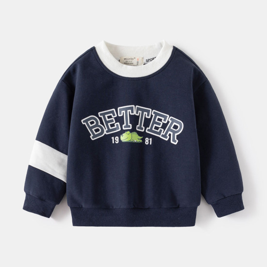 18M-6Y Toddler Boys Letter Sweatshirts  Boys Clothes  