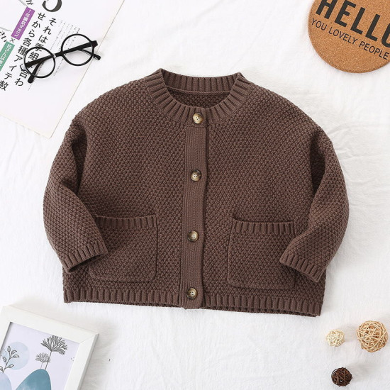 12M-6Y Toddler Knitted Cardigan Sweater  Toddler Boutique Clothing  