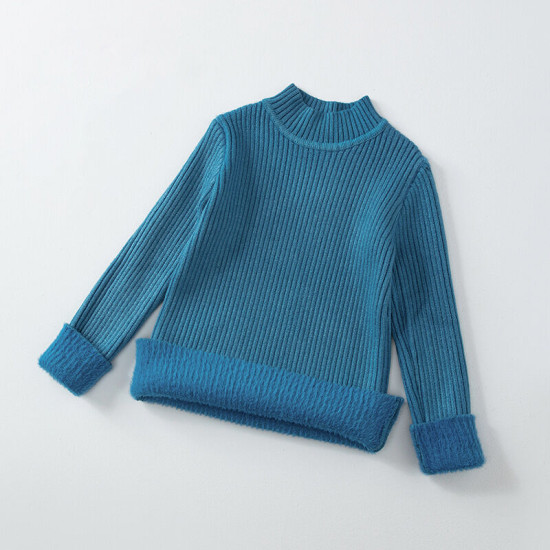 18M-9Y Kids Boys Solid Color Knit Turtleneck Sweater  Boys Boutique Clothing  