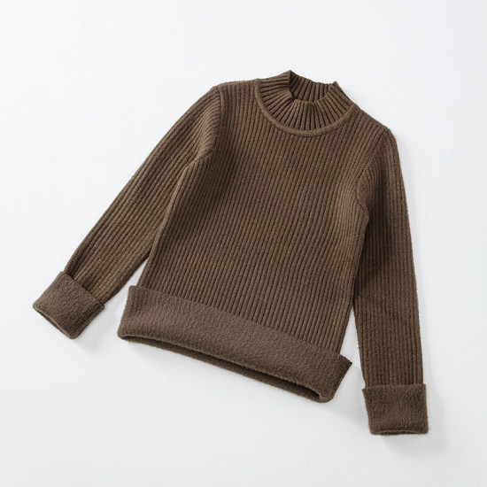 18M-9Y Kids Boys Solid Color Knit Turtleneck Sweater  Boys Boutique Clothing  