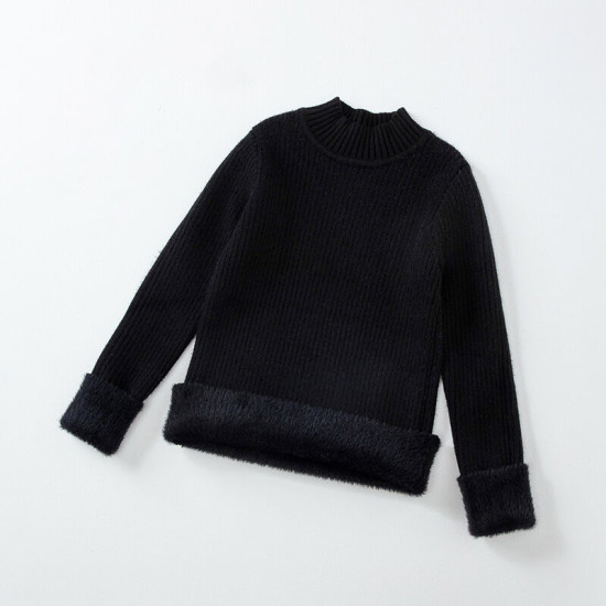 18M-9Y Kids Boys Solid Color Knit Turtleneck Sweater  Boys Boutique Clothing  