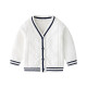 18M-7Y Toddler Boys V-Neck Solid Color Knitted Cardigan Sweater  Boys Clothing  