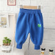 12M-5Y Toddler Boys Fleece Solid Color Cartoon Pants  Boys Clothing  