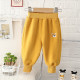 12M-5Y Toddler Boys Fleece Solid Color Cartoon Pants  Boys Clothing  