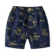 18M-6Y Toddler Boys Cartoon Robot Print Denim Shorts  Boys Clothing  