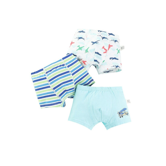 Three Packs Kid Boy Print Boxer Shorts  