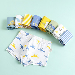 Three Packs Kid Boy Print Boxer Shorts  