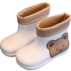 Kid Cartoon Bear Lightweight Rubber Rain Boots  