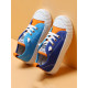 Color Blocking Kid Canvas Shoes  