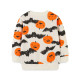 18M-7Y Toddler Halloween Pumpkin Print Crew Neck Pullover  Toddler Clothes  