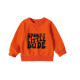 12M-5Y Toddler Boys Sets Halloween Letter Ghost Print Sweater Trousers  Boys Clothing  