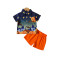 18M-6Y Toddler Boys Halloween Pumpkin Spooky Print Shirt And Shorts Set  Boys Clothing  