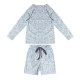 18M-6Y Toddler Girl & Boy Swimwear & Beachwear Sets Long-Sleeved Printed Top And Shorts  Children'S Clothing  