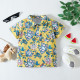 18M-6Y Toddler Boys Seaside Holiday Printed Short Sleeve Lapel Floral Shirt  Boys Clothes  